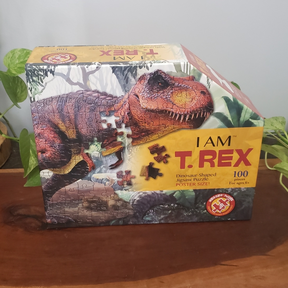 T.  REX Shaped Dinosaur 100 piece puzzle